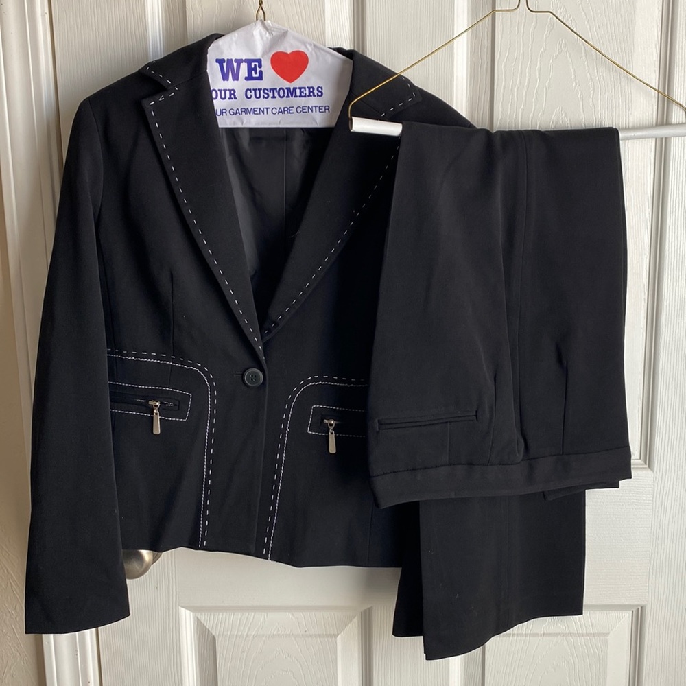 Black Pantsuit Set